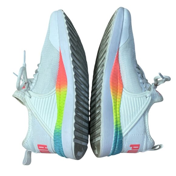 PUMA Childs Pacer Next Cage Sneaker Neon 6C (Women's 8) Running Shoe - Picture 7 of 11